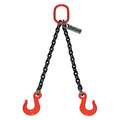 Lift-All Chain Sling: 6 ft Sling Lg, 2,700 lb Sling Capacity @ 30 Degrees, 7/32 in Chain Size