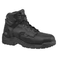 Timberland Pro 6" Work Boot, 10 1/2, M, Men's, Black, Composite Toe Type, 1 PR