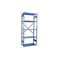 Equipto Metal Shelving: Starter, Heavy-Duty, 36 in x 18 in, 84 in Overall H, 5 Shelves, Solid Shelf
