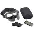 Revision Military Anti-Fog, Scratch-Resistant Indirect Military Goggles Kit, Clear, Smoke Gray Lens