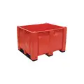 Decade Products Bulk Container, Red, 31 in. H x 48 in. L x 40 in. W