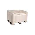 Decade Products Bulk Container, White, 31 in. H x 48 in. L x 40 in. W