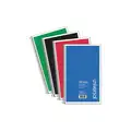 Notebook: 6 in x 9-1/2 in Sheet Size, College, White, 120 Sheets, 0% Recycled Content