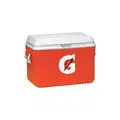 Gatorade Chest Cooler: 48 qt Cooler Capacity, 21 in Exterior L, 17 in Exterior W, Not Round