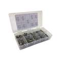 Grease Fitting Kit: Standard Grease Fitting, M8x1/M6x1/M10x1 Thread Size, 90 Pieces, Metric