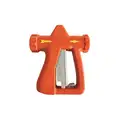Spray Nozzle: 9.5 gpm Flow Rate, Safety Orange, 5 1/2 in Lg, 3/4 in Pipe Size, 3/4 in GHT