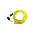 Power First Line Cord GFCI, 25 ft, Yellow, 20 A, Plug Configuration NEMA 5-20P