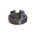 Hex Head Plug: Cast Iron, 4 in Pipe Size, Class 150