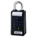 Master Lock Bluetooth Padlock, Vertical Shackle Clearance 1 3/8 in, Covered Padlock