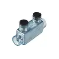 Insulated Multitap Connector: Clear, 2 Ports, 6 AWG  250 kcmil Wire Size Range, Plastisol