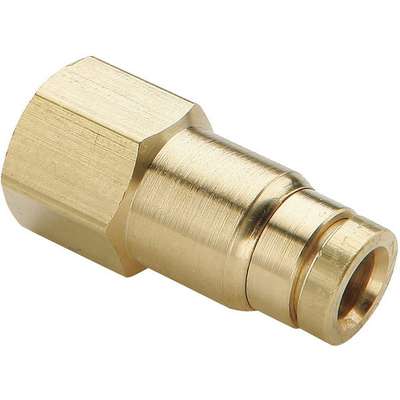 Female Connector,1/2 x 3/8 In