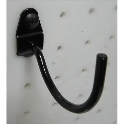 Curved Pegboard Hook,2 In Id,