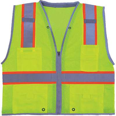 High Visibility Vest,Class 2,L,