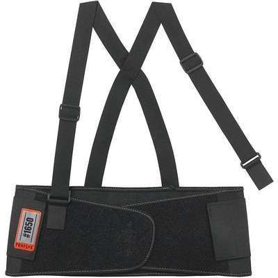 Back Support,L,7-1/2inW,Black