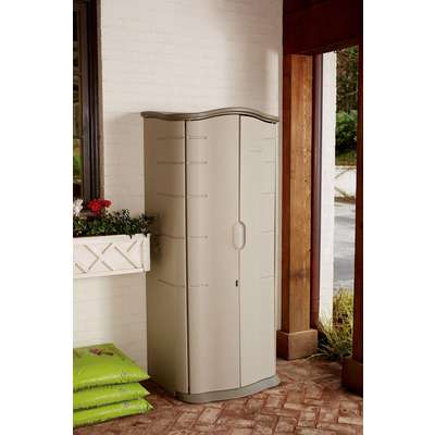 911268-1 Rubbermaid Outdoor Storage Shed: 17 cu ft. Capacity