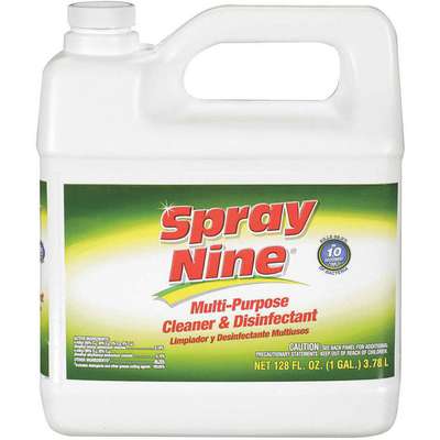 Cleaner And Disinfectant,1 Gal,