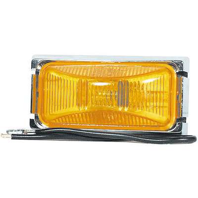 Truck-Lite 15506Y Yellow Model 15 Marker Light w/Chrome Mount 