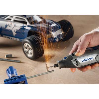 912701-9 Dremel Rotary Tool Kit: 1.2 A Current, 35,000 RPM Max. Speed,  Variable Speed, 1/8 in Collet Size