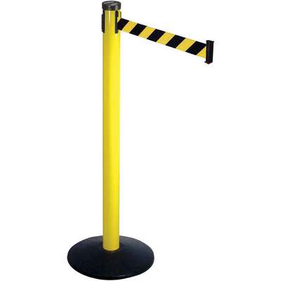 Barrier Post With Belt,40 In.