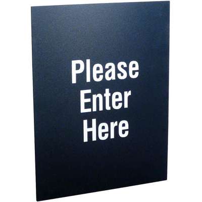 8.5x11 Sign- Please Enter Here