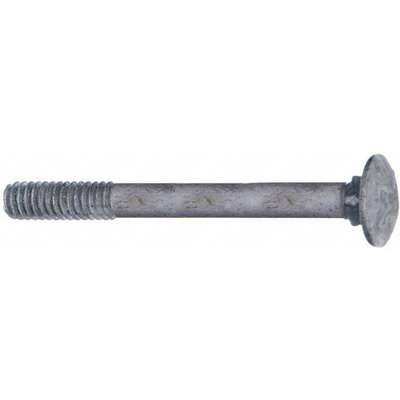 7/16-14 x 1 1/4 Stainless Steel Carriage Bolt Full Thread Qty 10 18-8/304