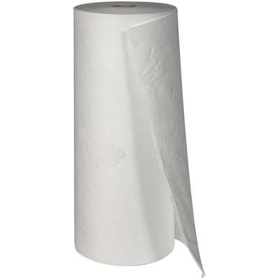 Absorbent Roll,44 Gal.,White,