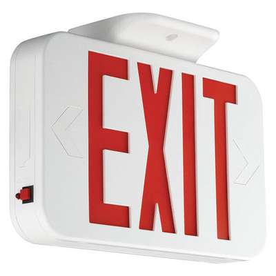 Exit Sign,Red Letter,1 Or 2