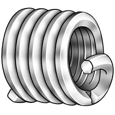 Helical Insert 304 Stainless Steel Screw Locking Helical 1 Each 7/8-9 Internal Thread Size 