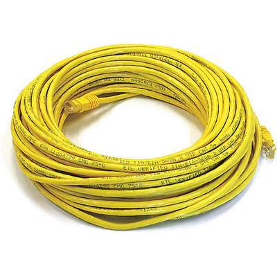 Ethernet Cable,Cat 5e,Yellow,