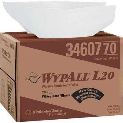 Wypall L20 Popup Box Wipes Wht