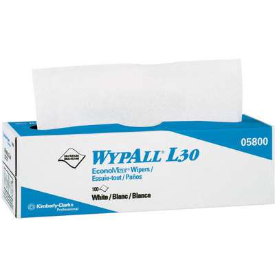 Wypall L30 Popup Box Wipes Wht
