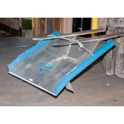 10,000 lb. 60L x 72W Aluminum Dock Board; Load Capacity 
