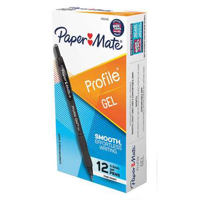 Gel Pens,Textured,Plastic,PK12