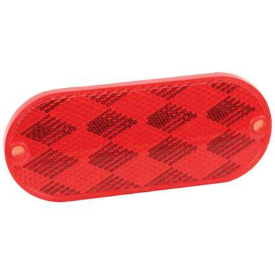Imperial Red Oval Reflector