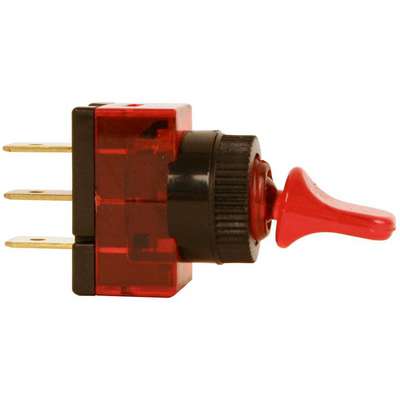 Toggle Switch Spst Red