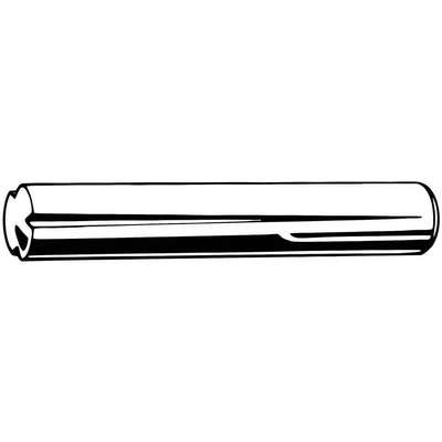 Grooved Pin,Typea,Steel,1/2in,