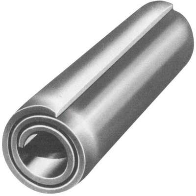 Spring Pin,Coiled,3/8inx2in,