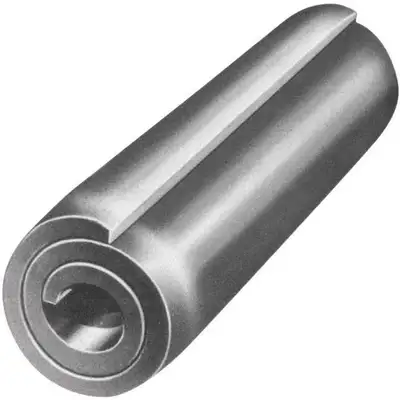 Spring Pin,HD Coiled,3/8inx3in,