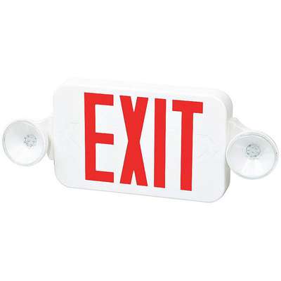 Exit Sign Combo,8-3/16 In.Hx18