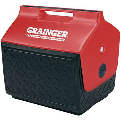 Personal Cooler,14 Qt.,Red,