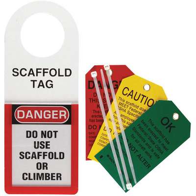 Scaffold Stat Hldr And Tag,12