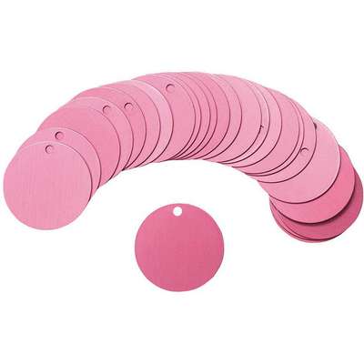 Blk Tag,1-1/2 x 1-1/2 In,Pink,