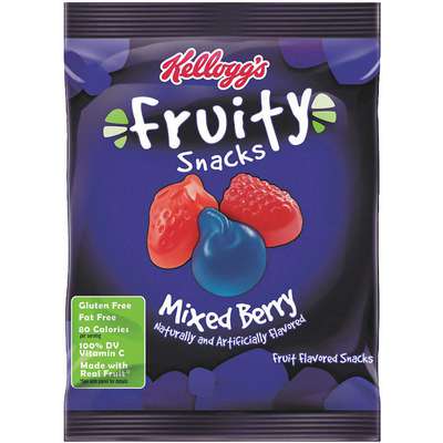 Fruity Snacks,Assorted,2.5 Oz.,