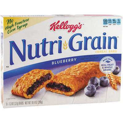 Cereal Bars,Blueberry,1.3 Oz.,
