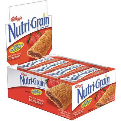 Cereal Bars,Strawberry,1.3 Oz.,
