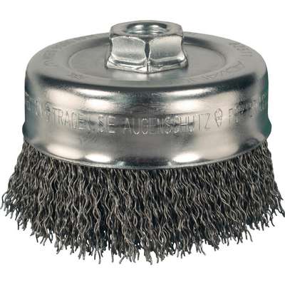 Cup Brush-Crimped 6"