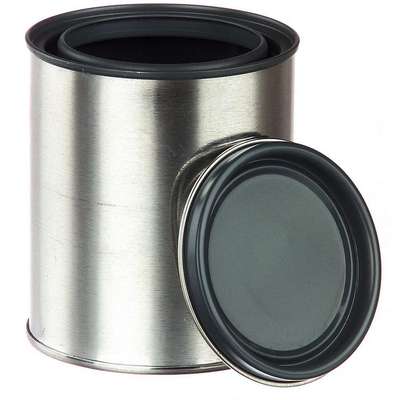 Metal Can,1 Qt.,Round,PK56