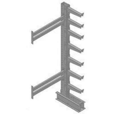 Cantilever Rack,Add-On,8 Ft. H