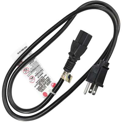 Power Cord,5-15P,Sjt,3 Ft.,Blk,