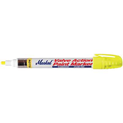 910906-7 Markal Permanent Paint Marker, Paint-Based, Whites Color Family,  Medium Tip, 1 EA